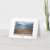 Beileid Storm Clouds Card Karte (Rückseite)