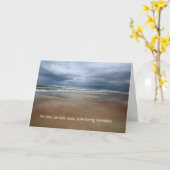 Beileid Storm Clouds Card Karte (Gelbe Blume)