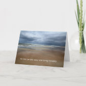Beileid Storm Clouds Card Karte (Vorderseite)