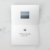 Beileid Sunset William Penn Quote Karte (Innenseite)