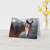 Beileid Support & Komfort - Reitstall Karte (Gelbe Blume)