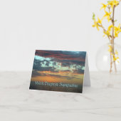 Beileid - Tod eines Mannes Karte (Gelbe Blume)