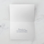 Beileid-Tulpen auf Fahne für Veteranen Karte (Innenseite)