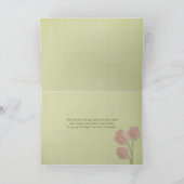 Beileid-Tulpen Karte (Innenseite)