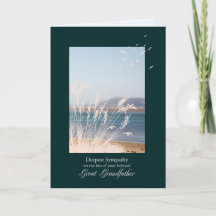 Beileid über den Verlust des Großvaters