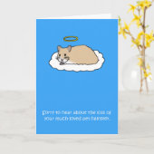 Beileid über den Verlust des Haushamsters Karte (Gelbe Blume)