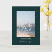 Beileid über den Verlust des Schwiegersohn, Grasse Karte (Gelbe Blume)