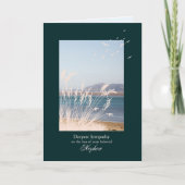 Beileid über den Verlust Nephews, Gräser Karte (Vorderseite)