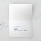 Beileid und Frieden Karte (Innenseite)