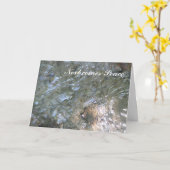 Beileid und Frieden Karte (Gelbe Blume)