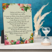 Beileid und Hoffnung Fotoplatte (Seite)