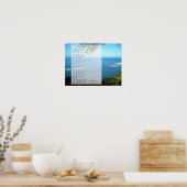 Beileid und Trauergedicht - Hawaii-Meer Poster (Küche)
