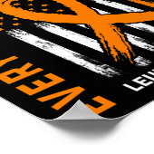 Beileid Verlust der Tochter Leukämie Bewusstsein A Poster (Ecke)