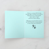 Beileid Verlust eines Frettchens Karte (Innenseite)