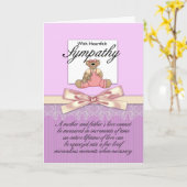 Beileid Verlust eines Frühgeborenen/Verlust von IN Karte (Gelbe Blume)