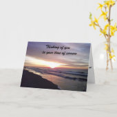 BEILEID - VERLUST EINES SEHR NAHEN KARTE (Gelbe Blume)