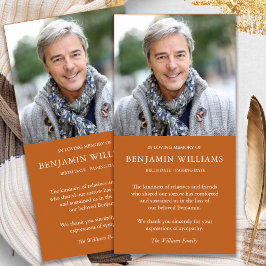 Beileid Verlust Foto Herbstbeerdigung Danke Karten