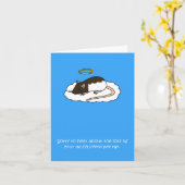 Beileid Verlust von Ratten Karte (Gelbe Blume)