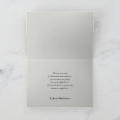 Beileid Vielen Dank, dass Sie die Karte in klassis (Innenseite)