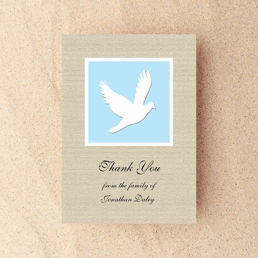 Beileid Vielen Dank, dass Sie eine Flachkarte habe Dankeskarte