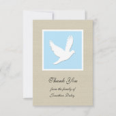 Beileid Vielen Dank, dass Sie eine Flachkarte habe Dankeskarte (Vorderseite)