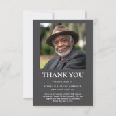 Beileid Vielen Dank für Ihre Fotokarte Dankeskarte (Vorderseite)