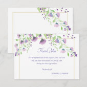 Beileid Vielen Dank für Ihre Karte (Vorne/Hinten)