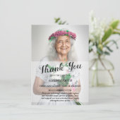 Beileid Vielen Dank für Ihre Karte (Stehend Vorderseite)