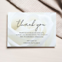 Beileid Vielen Dank für Ihre Rose