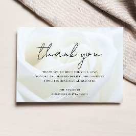 Beileid Vielen Dank für Ihre Rose Dankeskarte