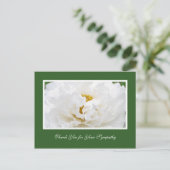 Beileid Vielen Dank, Postkarte (Stehend Vorderseite)