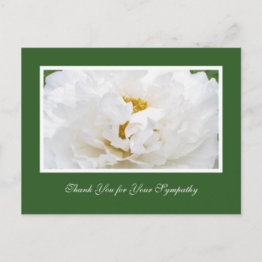 Beileid Vielen Dank, Postkarte (Vorderseite)