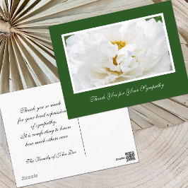 Beileid Vielen Dank, Postkarte