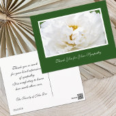 Beileid Vielen Dank, Postkarte