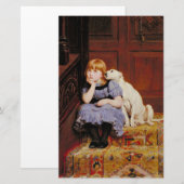 Beileid (von Briton Riviere) Briefpapier (Vorne/Hinten)