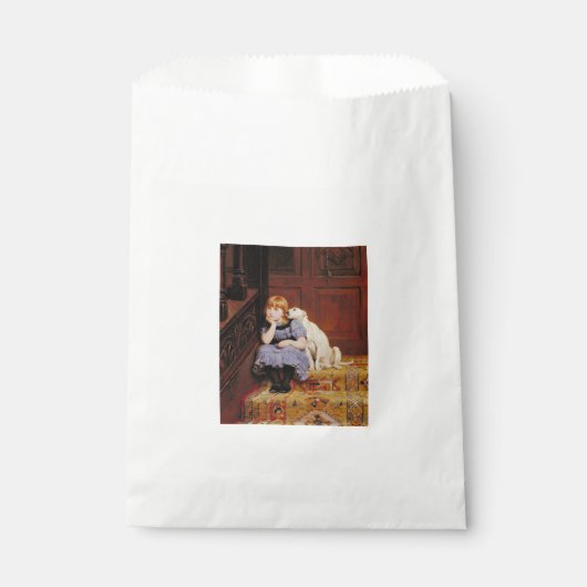 Beileid (von Briton Riviere) Geschenktütchen (Vorderseite)