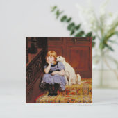 Beileid (von Briton Riviere) Karte (Stehend Vorderseite)