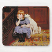 Beileid (von Briton Riviere) Mousepad (Vorne)