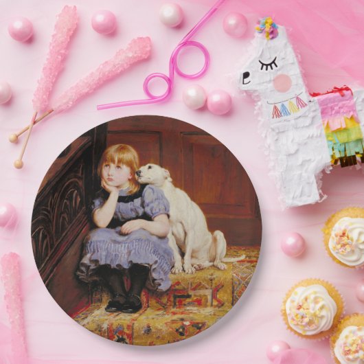 Beileid (von Briton Riviere) Pappteller (Party)