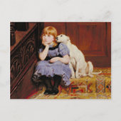 Beileid (von Briton Riviere) Postkarte (Vorderseite)