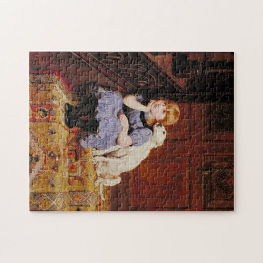 Beileid (von Briton Riviere) Puzzle (Horizontal)