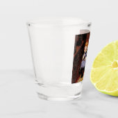 Beileid (von Briton Riviere) Schnapsglas (Links)