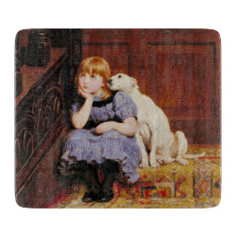 Beileid (von Briton Riviere) Schneidebrett