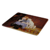 Beileid (von Briton Riviere) Schneidebrett (Ecke)