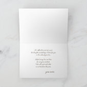 Beileid Wasserfarbe Schöne Pfirsichfarben Rose Karte (Innenseite)