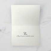 Beileid Wasserfarbe Seascape Sonnenaufgang Karte (Innenseite)