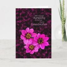 Beileid wegen des Verlustes einer Großmutter