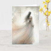 Beileid (weibliche Lieben) Karte (Gelbe Blume)