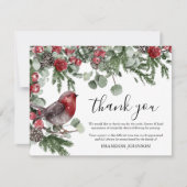 Beileid Weihnachts-Beerdigung Danke (Vorderseite)