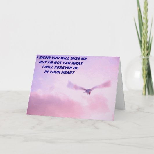 Beileid, werde ich Fräulein You_ Card Karte (Vorderseite)